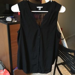 American Eagle Outfitters Sleeveless Button-Up